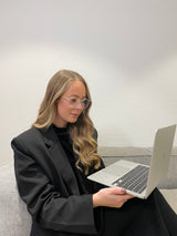 Round Blue Light Glasses - Transparent