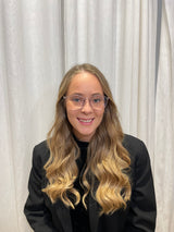 Round Blue Light Glasses - Light Gray Transparent