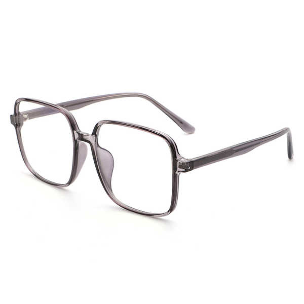 Round Blue Light Glasses - Black